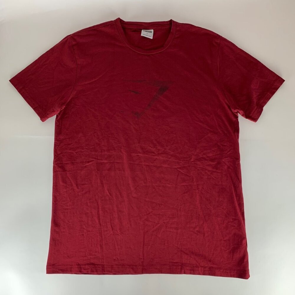 Gymshark Mens Maroon Short Sleeve Athletic Shirt